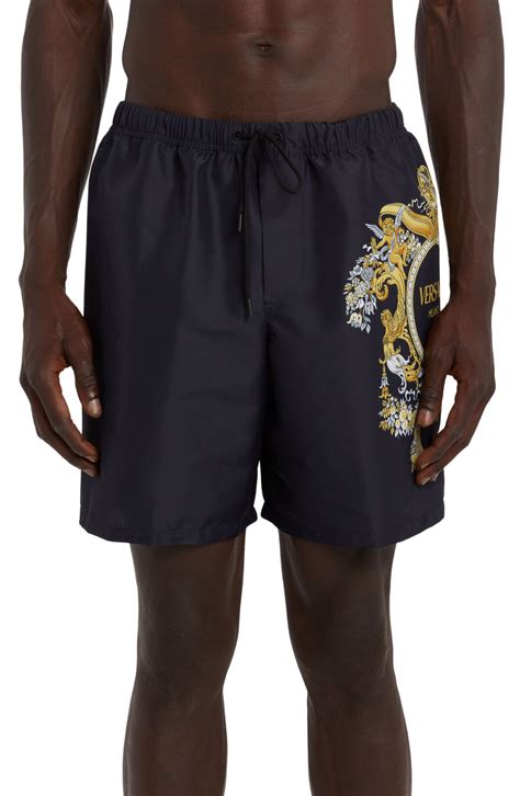 versace black speedo|versace swim trunks sale.